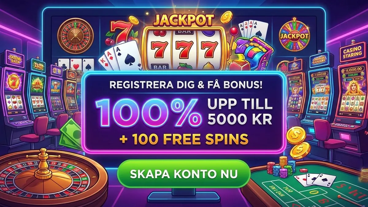 Registrera dig med bonus
